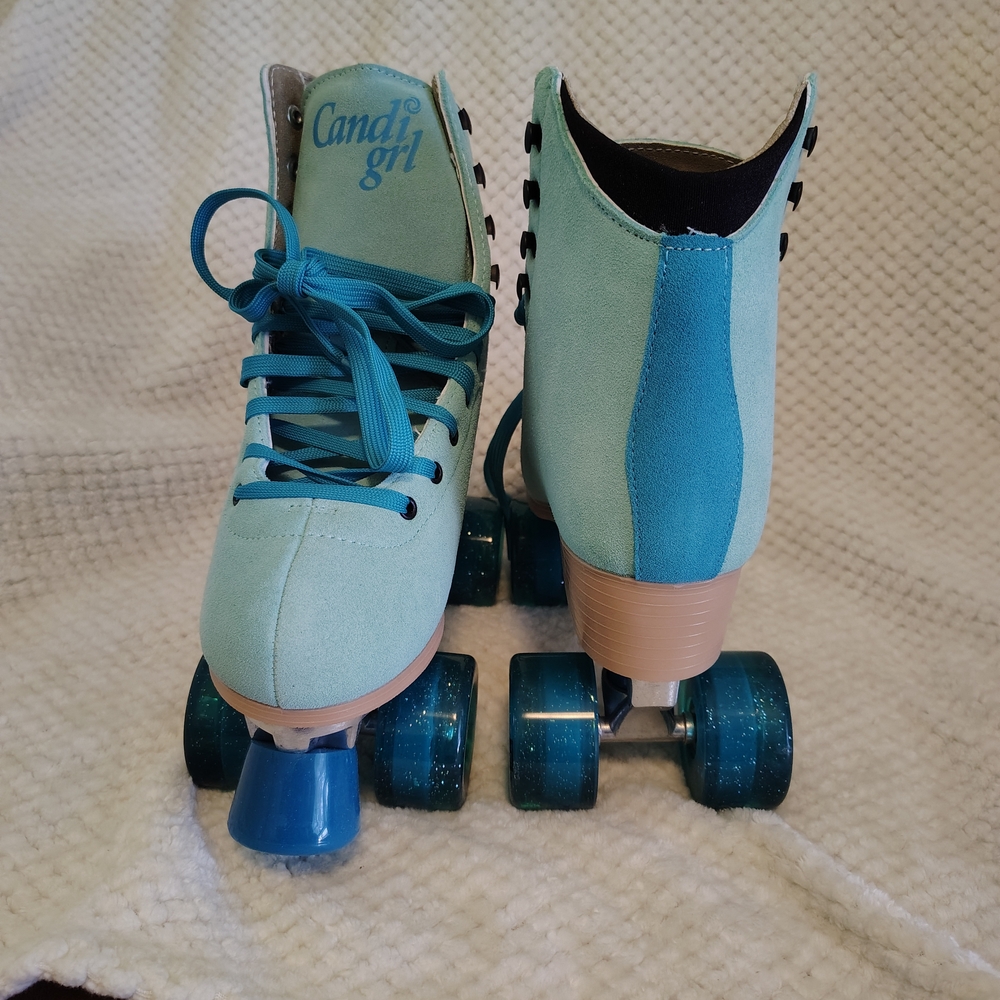 Teal Roller Skates